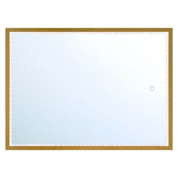 Eurofase Cerissa Modern LED Mirror, 1-Light, Rectangle, Dimmable, Gold 44280-024